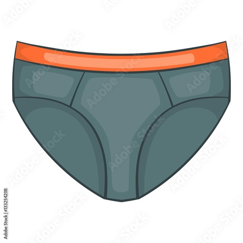 Men briefs icon, cartoon style