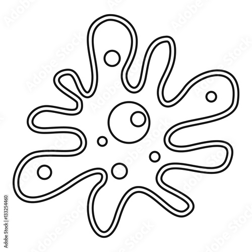 Amoebavicon, outline style