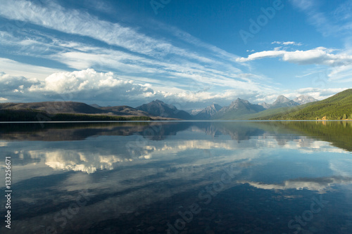 Lake McDonald in Glacier National Park  Montana