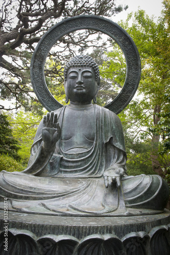 Obraz na plátně Buddha, Japanese Gardens, Golden Gate Park, San Francisco