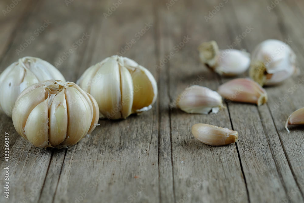 Garlic cloves concept. Garlic cloves concept.