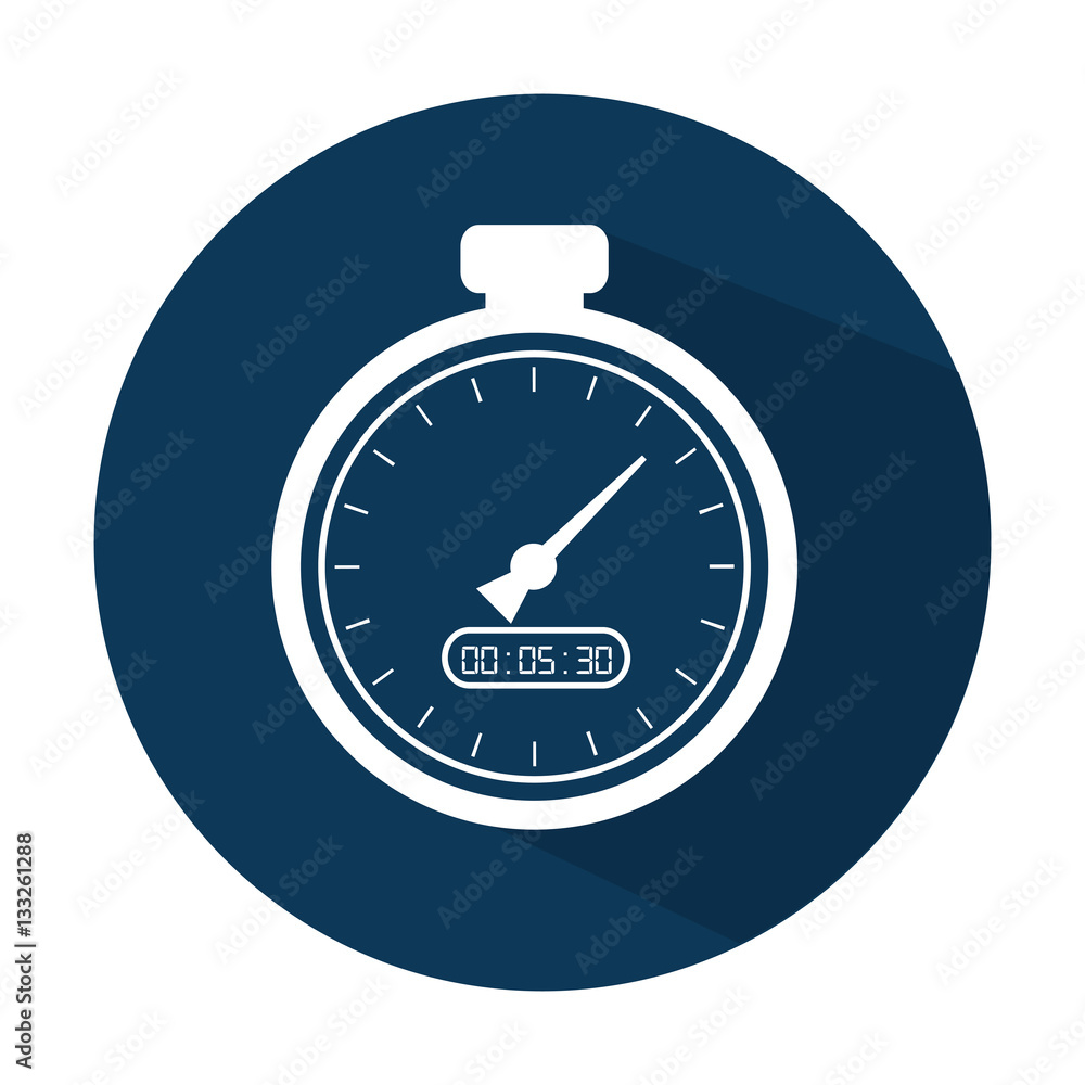 chronometer watch isolated icon vector illustration design chronometer watch isolated icon vector illustration design