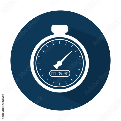 chronometer watch isolated icon vector illustration design