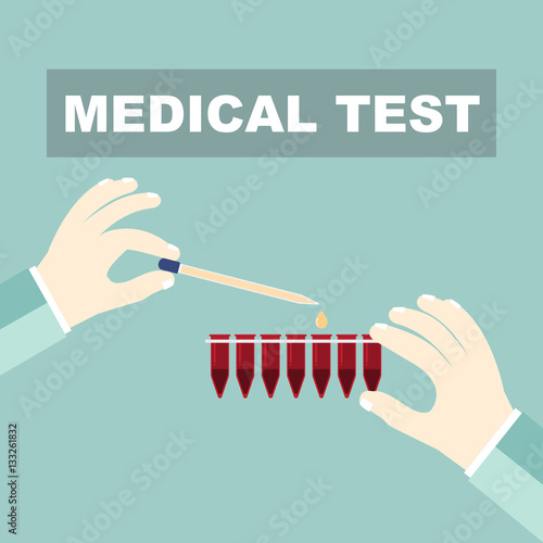 Medical test various bacteria and microbes cartoon vector illustration, Lab test for find to heal up from superbugs