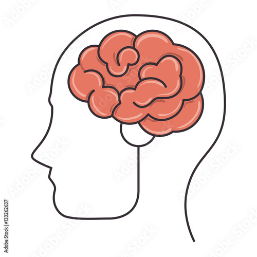 brain storming isolated icon vector illustration design