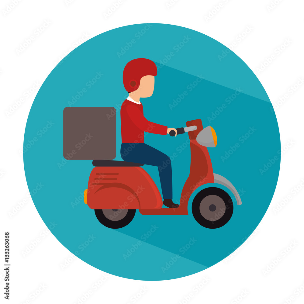 delivery motorcycle service icon vector illustration design delivery motorcycle service icon vector illustration design