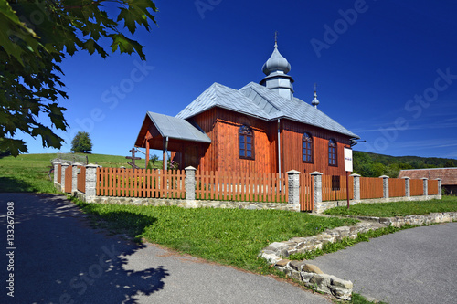 Drewniana cerkiew prawosławna w Bodakach, Beskid Niski