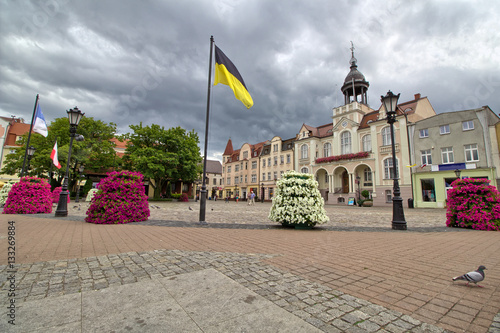 Rynek Główny i Ratusz Miejski - Wejherowo, Kaszuby #133269884