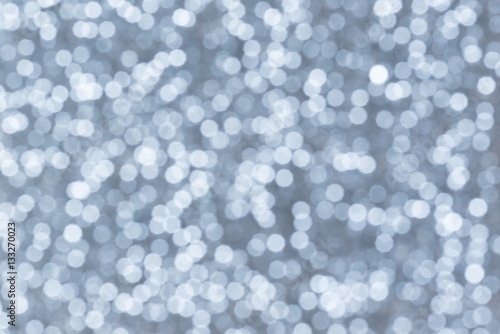 abstract silver blue bokeh background