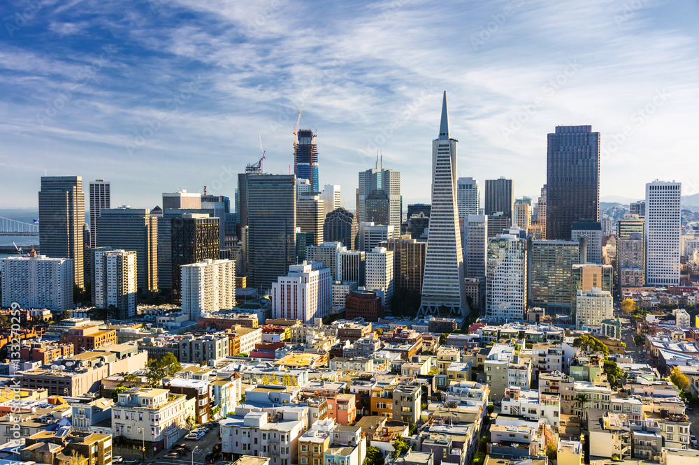 Obraz premium San Francisco Downtown