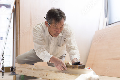 Cuadro en lienzo 大工