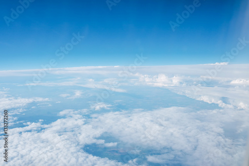 Beautiful Clouds, a view from airplane window © pennt