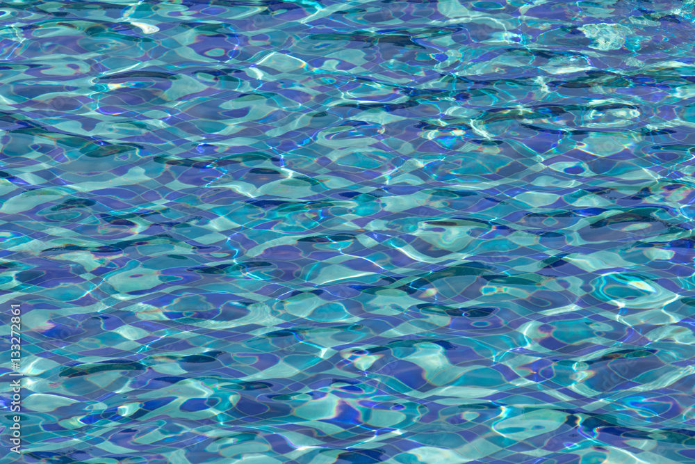 distortion of the water in the swimming pool with tiles distortion of the water in the swimming pool with tiles