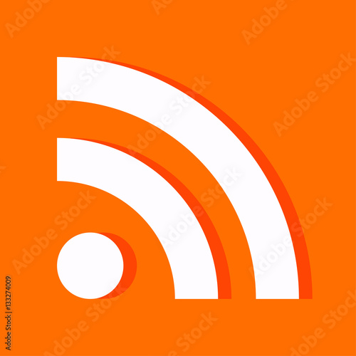 Flat RSS Icon
