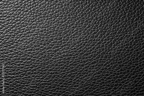 Black leather texture, leather background for fashion, interior or furniture concept design.