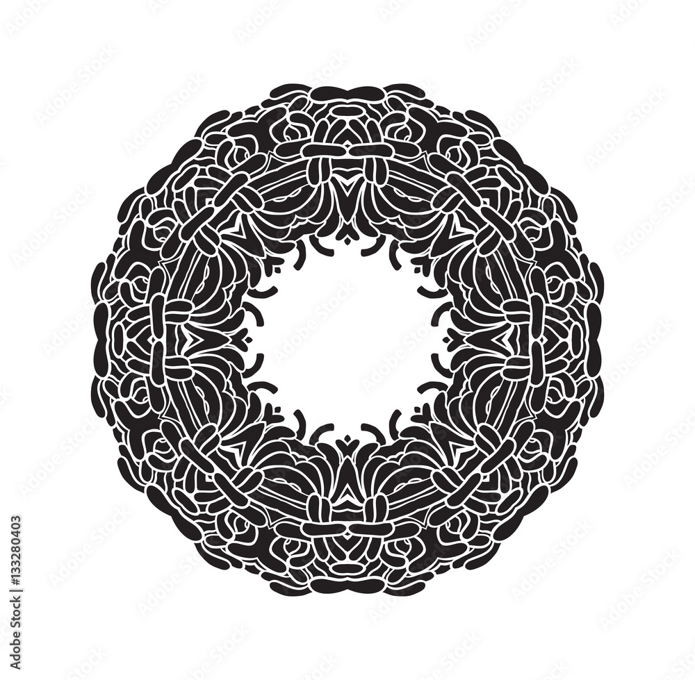 Abstract background with ornamental frame. Abstract background with ornamental frame.