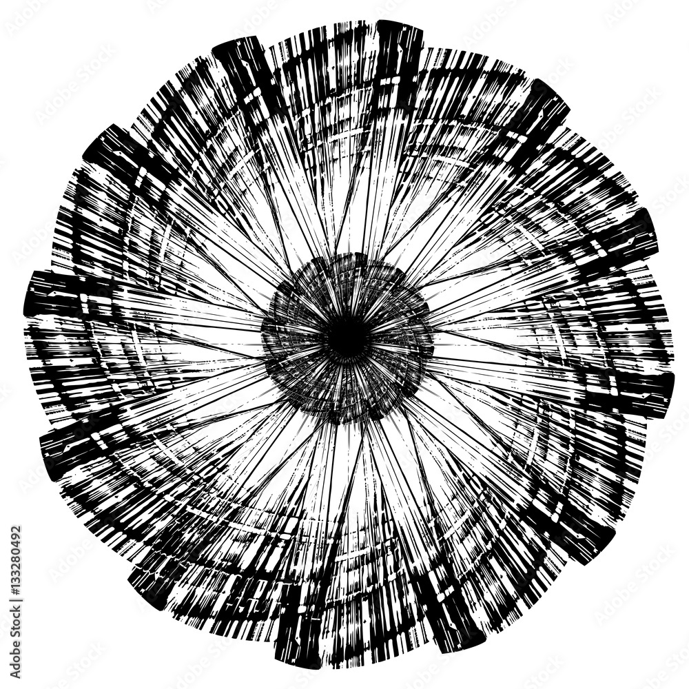 Obraz premium Abstract texture in circle