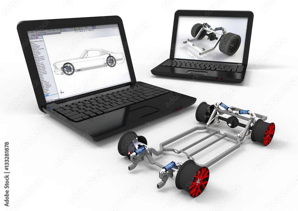 Computer aided Design / 3D render image representing computer aided ...