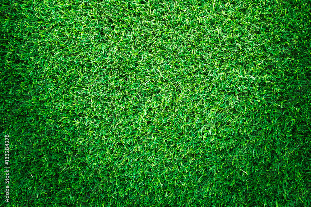 Artificial green grass texture, green grass background for golf course
