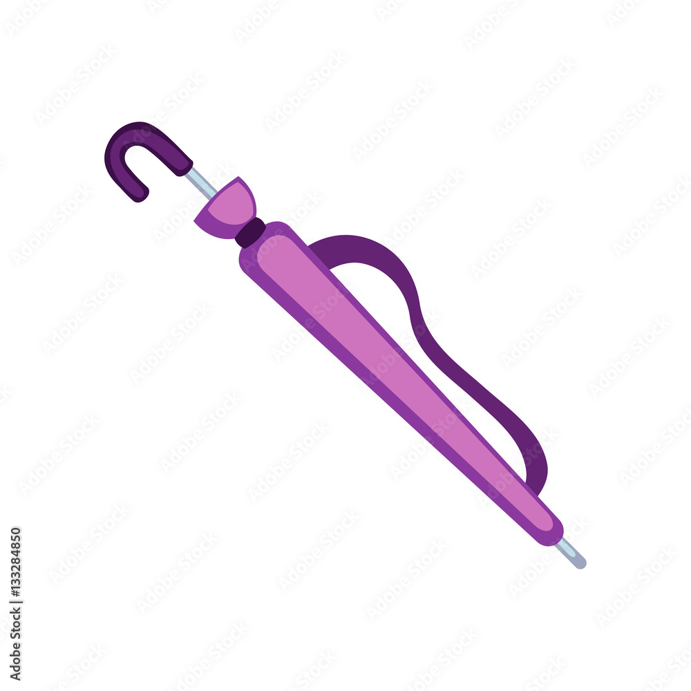 Closed umbrella vector illustration. Closed umbrella vector illustration.