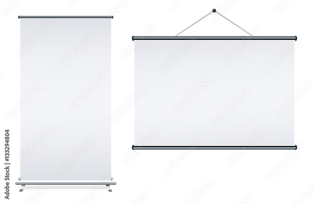 Blank roll up banner Blank roll up banner