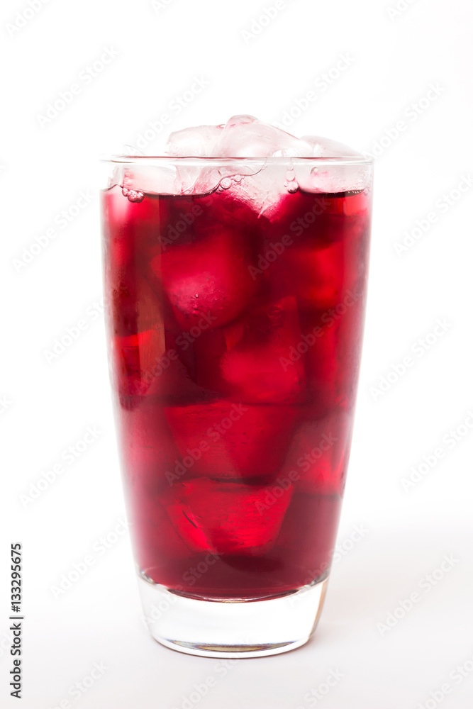 custom made wallpaper toronto digitalSummer drink; fresh grapes juice on ice in glass isolated on white background