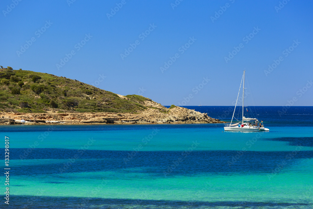 Mediterranean waters, South coast, Sardinia, Italy, Europe Mediterranean waters, South coast, Sardinia, Italy, Europe