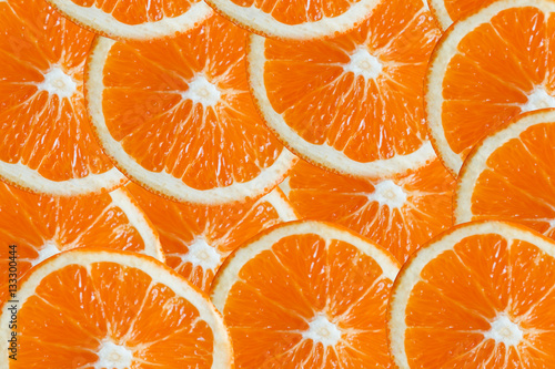 Slice of Orange isolate background