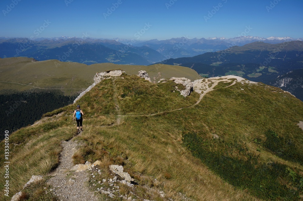 Wanderung Mastle Alm und Abstieg Richtung Villnöss Tal