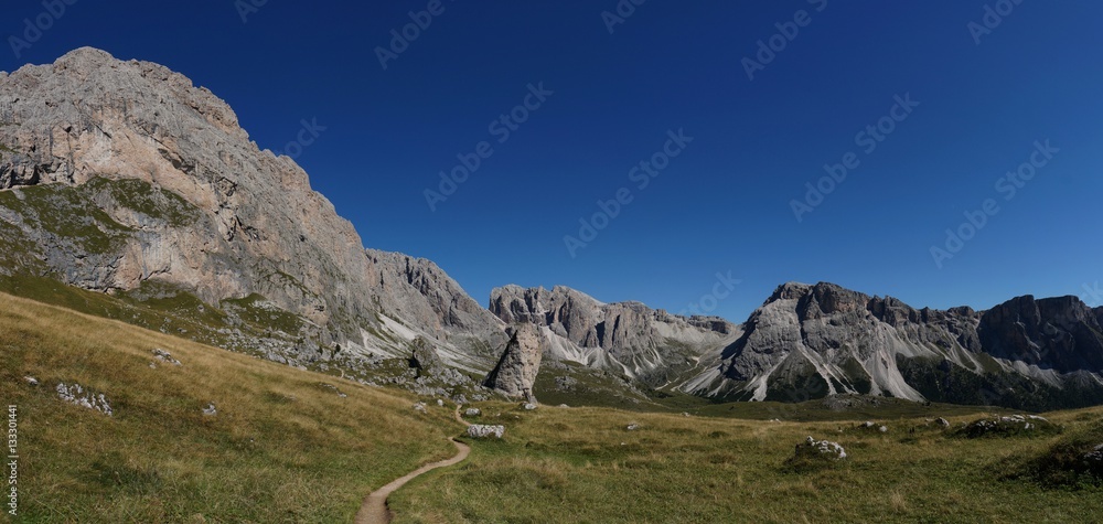 Wanderweg auf der Cisles Alpe