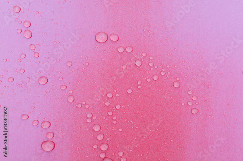 water drops on a color background