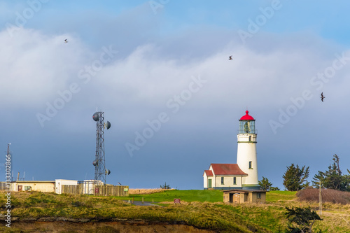 Cape Blanco Lighthouse at Pacific coast  built in 1870