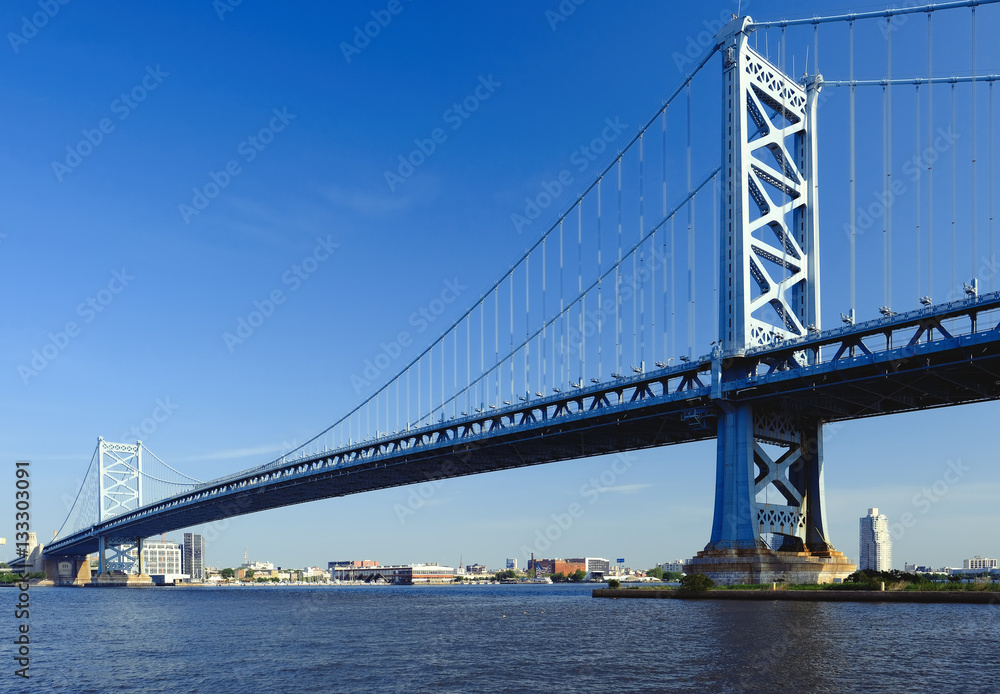 Benjamin Franklin Bridge. Philadelphia, Pennsylvania.