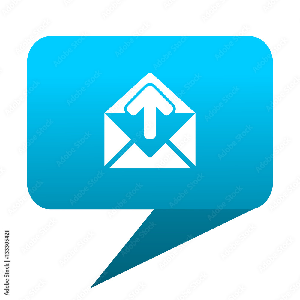 email blue bubble icon email blue bubble icon
