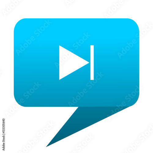 Free Download next blue bubble icon - GFXLoad