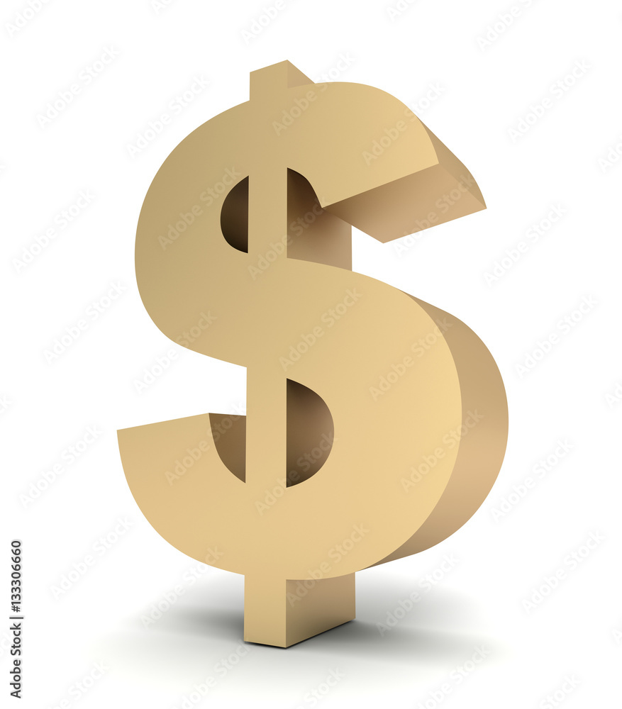 dollar sign concept 3d illustration dollar sign concept 3d illustration