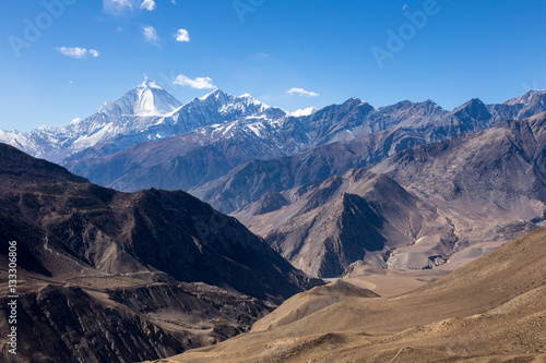 Mount Dhaulagiri and Tukuche Peak