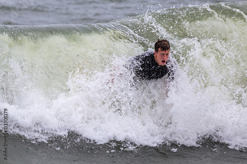 Young Man Surfing © Stephen Bonk
