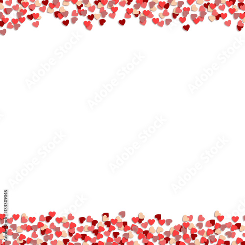 Valentine's Day background with hearts