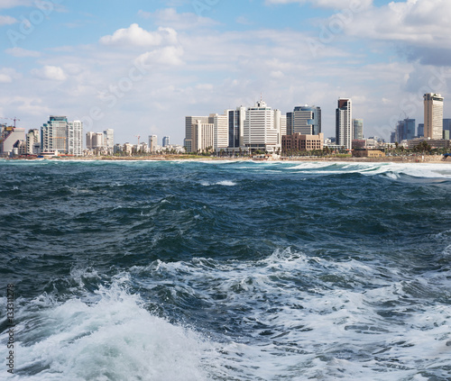 View to the Tel Aviv.