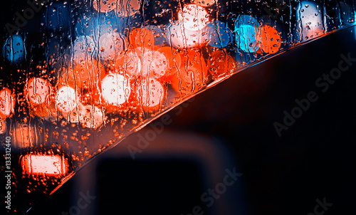 Rainy bokeh