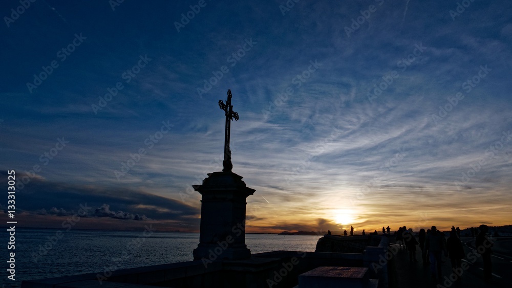 Coucher soleil Nice