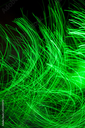 Green LED Frenzy Background