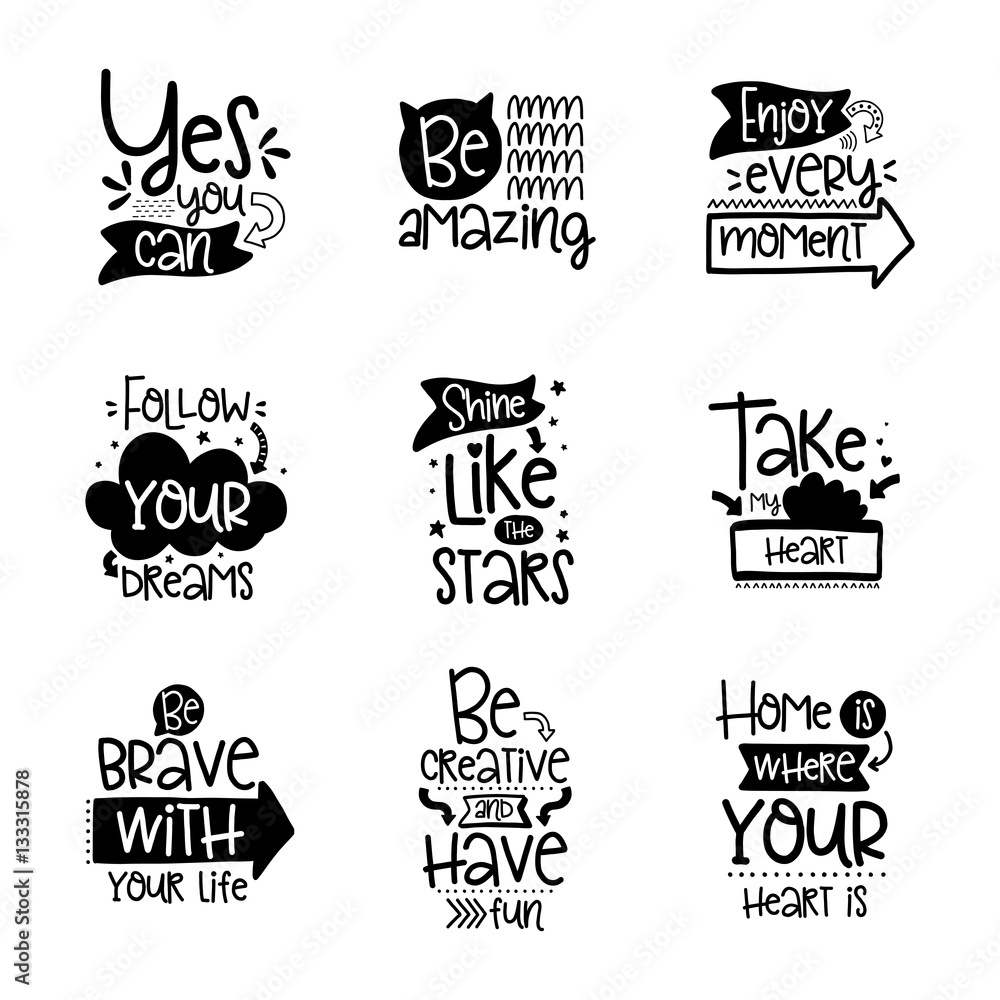 Vector calligraphy with decor elements Vector calligraphy with decor elements