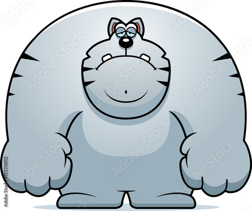 Sad Cartoon Cat