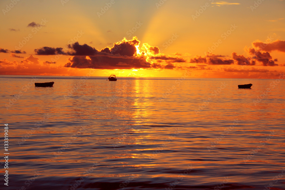 Naklejka premium Sonnenuntergang