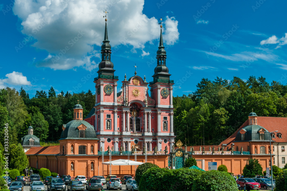 Fototapeta premium Wallfahrtskirche Swieta Lipka in den Masuren; Polen