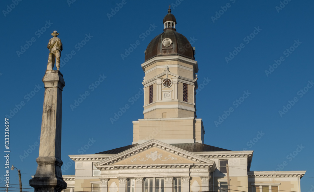 Claiborne County courthouse at Port Gibson, Mississippi