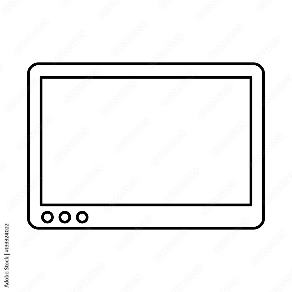 tablet electronic device icon vector illustration design tablet electronic device icon vector illustration design