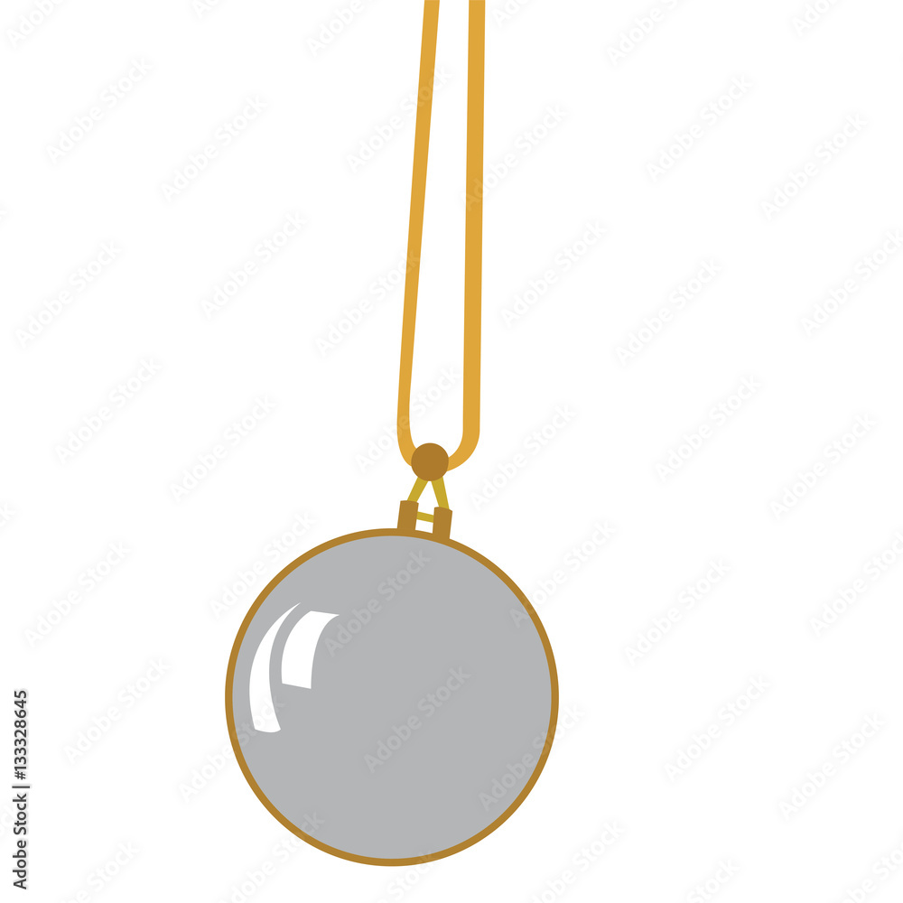 Isolated retro pocket watch on a white background, Vector illustration Isolated retro pocket watch on a white background, Vector illustration